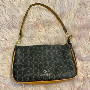 Nannette Lepore Mini Brown Leather Shoulder Bag